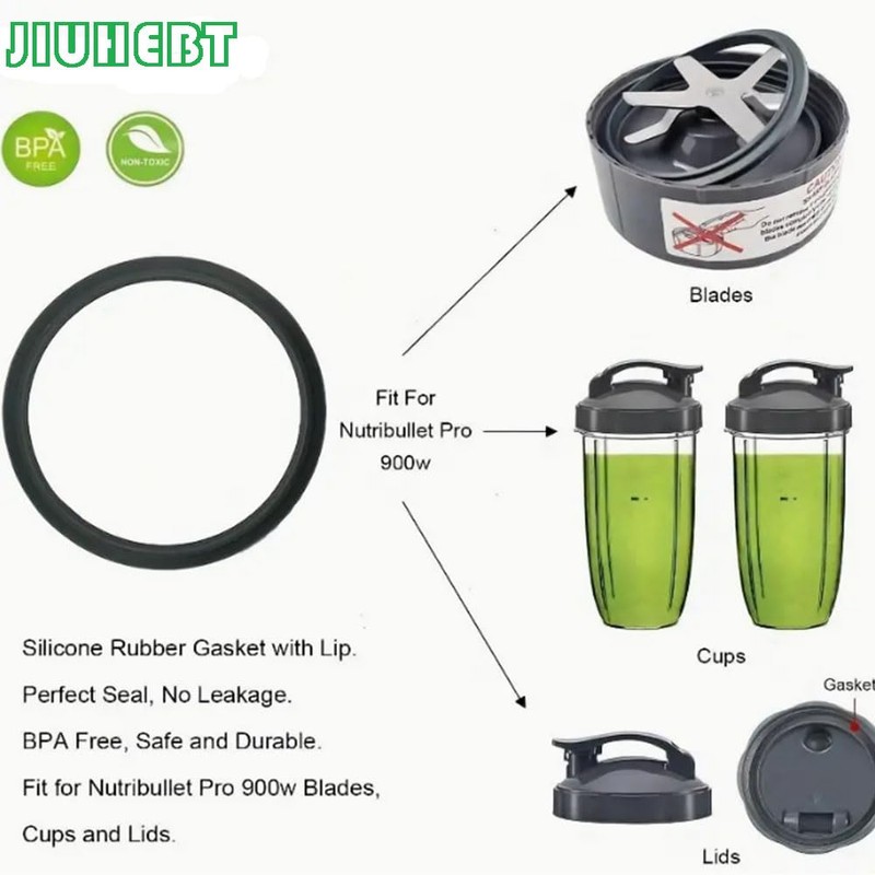 3-pack Sealing Gaskets Replacement Parts Fits for NutriBullet Blenders 600w/900w