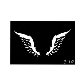 Pochoir Ailes pour le Corps format 3'' X 4'' B-02 (PCB-02)