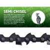 8TEN Semi Chisel Chainsaw Chain 16 Inch .050 3/8 57DL
