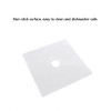 Gas Stove Liners, 6 pcs/Set Reusable Fiberglass Gas Stove Protector