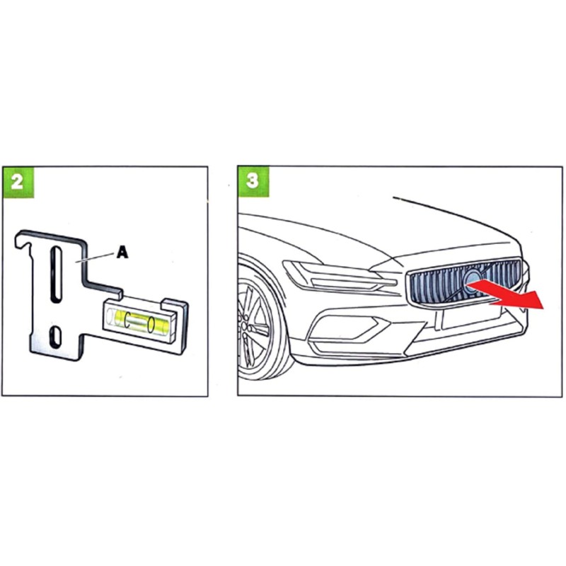 JAAGS Equalizer ADAS Radar Leveling Tool, Compatible with Volvo -GTOOL807