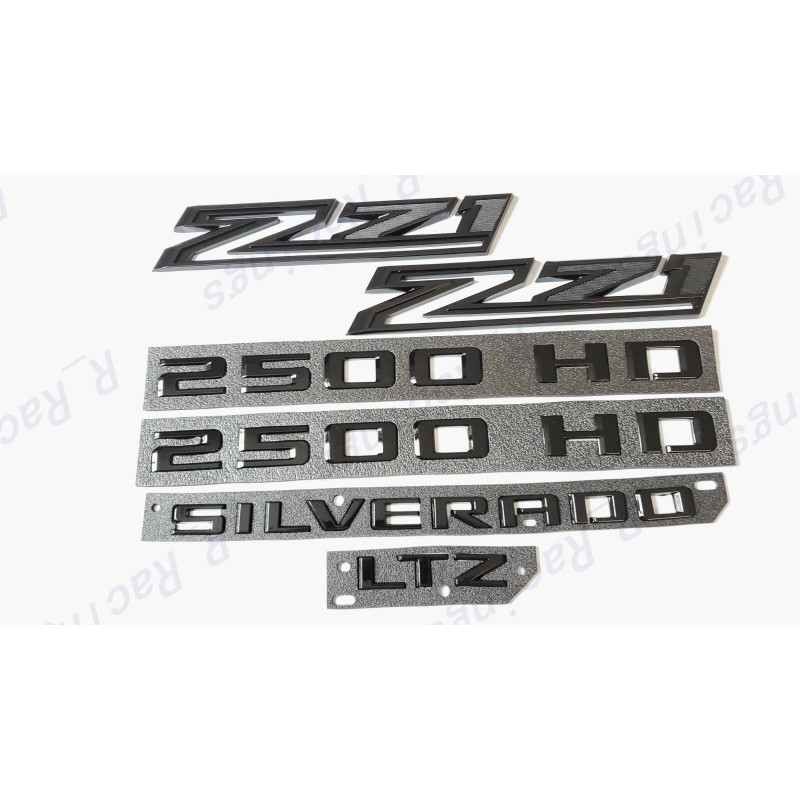 GM Auto Gloss Black Door 2500HD Fender Z71 Rear Silverado