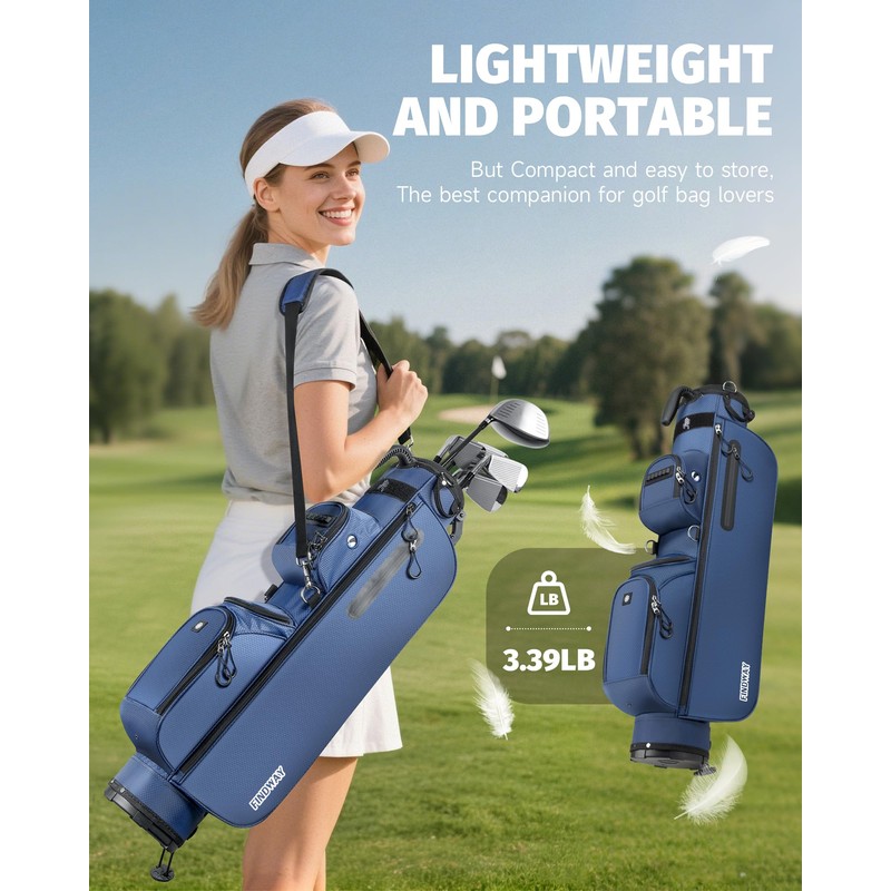 Findway Small Golf Bag Lightweight Pitch and Putt Golf Bag