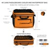 MORXPLOR Waterproof PVC Material Paddleboard Cooler Deck Bag,40 cans Sup