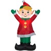 Jolly Elf LED 4' Inflatable Christmas Yard Decoration