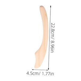 Outanaya 2pcs Wooden Face Sculpting Tool Japanese Design Facial Massage Stick for Skincare Relaxation Portable Minimalist Wooden Board