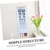 TOVINANNA 1 Set Vision Testing Eye Chart Portable Eye Exam