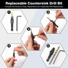 14 Pcs Countersink Drill Bit Set, 5 Wood Drill Bits