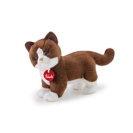 Trudi Gildo Cat Soft Toy, Brown/White, S 21034