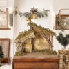 Roman Fontanini 9-Inch Nativity Stable – Handcrafted Rustic Manger for