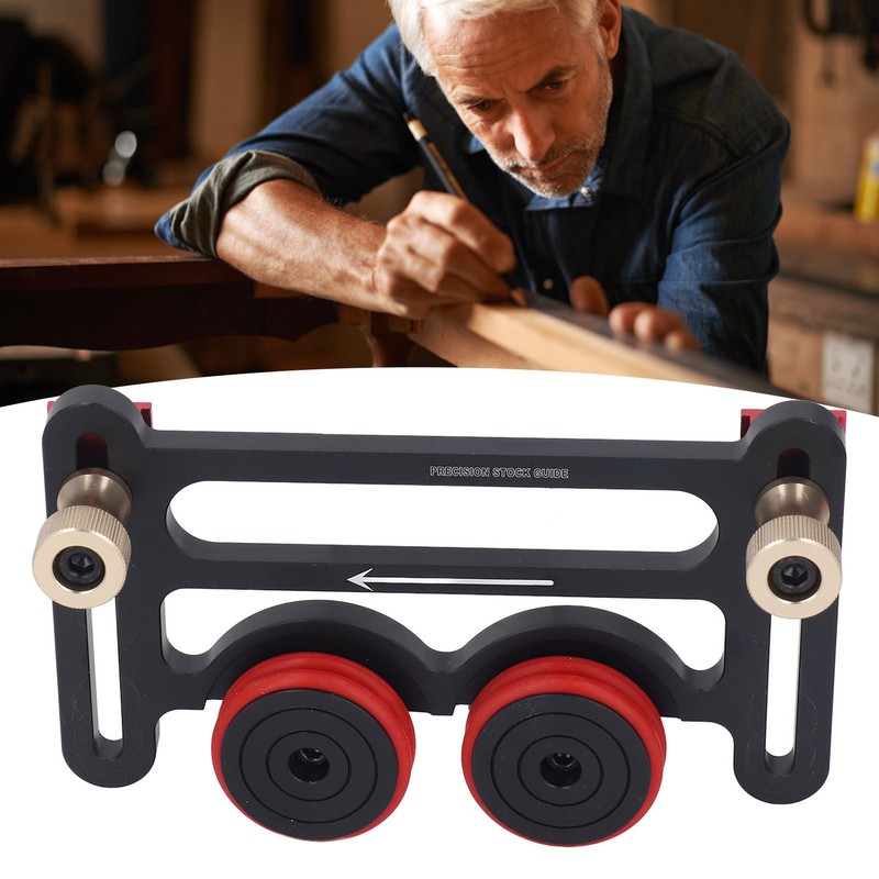 Double Wheel Bearing Stock Roller with Sliding Blocks Table Saw