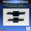 Reflective Concepts - Front and Rear Bowtie Emblem Overlay Decal