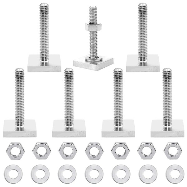 7 Pieces T-Nuts Roof Rack Bolts,Stainless Steel Car Luggage Rack