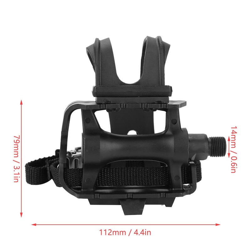 Höhlen-Heraus Bicycle Pedal, 4.4 x 3.1 Inch Cycling Pedals with
