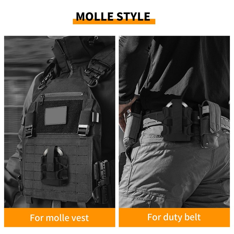 Handcuff Holster Case, Molle Hand Cuff Holder Pouch for Duty