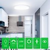 LED Ceiling Light, Flat Round 18 W 6500 K 1600