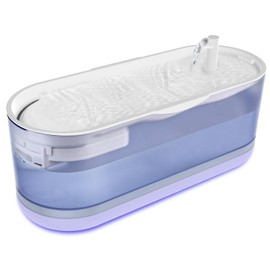 Cat Water Fountain 78oz/2.3L, Pet Water Fountain for Cats Indoor, Ultra Silent Automatic Dog Drinking Dispenser with Smart Indicator Light