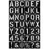QIBZI Drawing & Typography Supplies Reusable Alphabet Coloring Pages, Alphanumeric