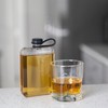 Outset Travel Flask, Clear Tritan Plastic Hidden Flask, 8.8 Ounce