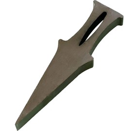 OutdoorHolic 9navi chopper Wood Cracker Outdoor Camping Wood Splitting Tool Wood Splitting Machine Forestry Wedge Axe Hatchet Ono Nata Bonfire Wood Stove Fireplace Kunai 9navi chopper (1 x Rust)