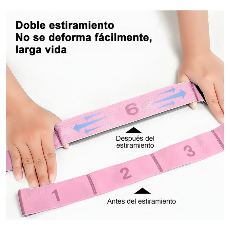 Bandas Elásticas Set De 2 Bandas De Resistencia Para Pilates