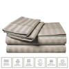 Pamposh Satin Stripe Double Duvet Set - Premium Hotel Quality
