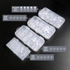 Mingzhe 200pcs Aluminum Crimp Sleeves Connector Kit 5 Sizes Double