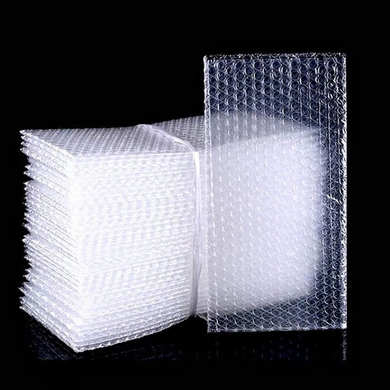 LAISIZHU エアパッキン 平袋 10枚入 横25cm×縦30cm エアキャップ袋 梱包 エアーパック 袋タイプ 透明