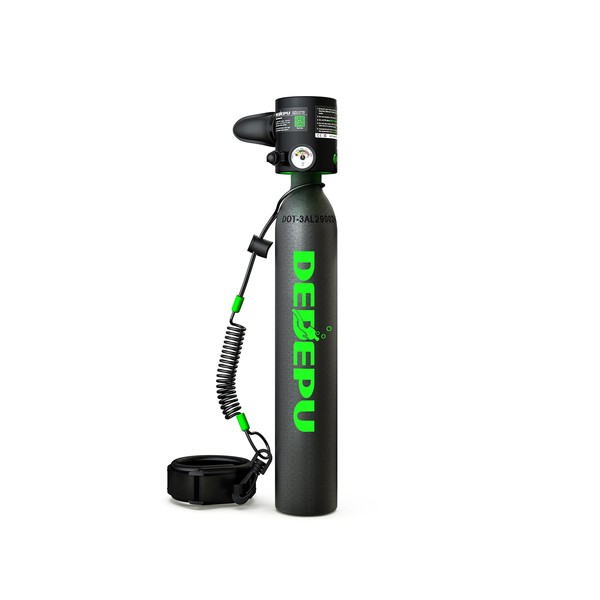 DEDEPU Mini Scuba Tank, 0.5L Scuba Diving Tank for Underwater
