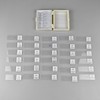 30 Pcs Microscope Slides Prepared Biology Specimen Lab Sample with