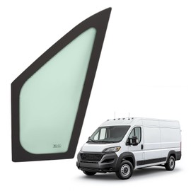 JMTAAT Front Left Door Window Glass Compatible with 2014-2024 Ram Promaster 1500 2500 3500 Cargo Van Light Green Tempered Glass - Driver Side