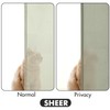 MIULEE Sage Green Privacy Sheer Curtains That Let Light in