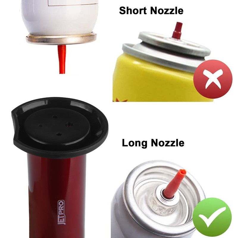 JETPRO Butane Torch Lighter One-hand Operation Kitchen Cooking Torch for