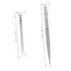 CORHAD Jewelry Tweezers Stainless Steel Tips Non-Slip Handle Multi-use for