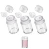 ZGGAZCA 3Pcs Powder Bottle Mini Glitter Shaker Containers Travel Size