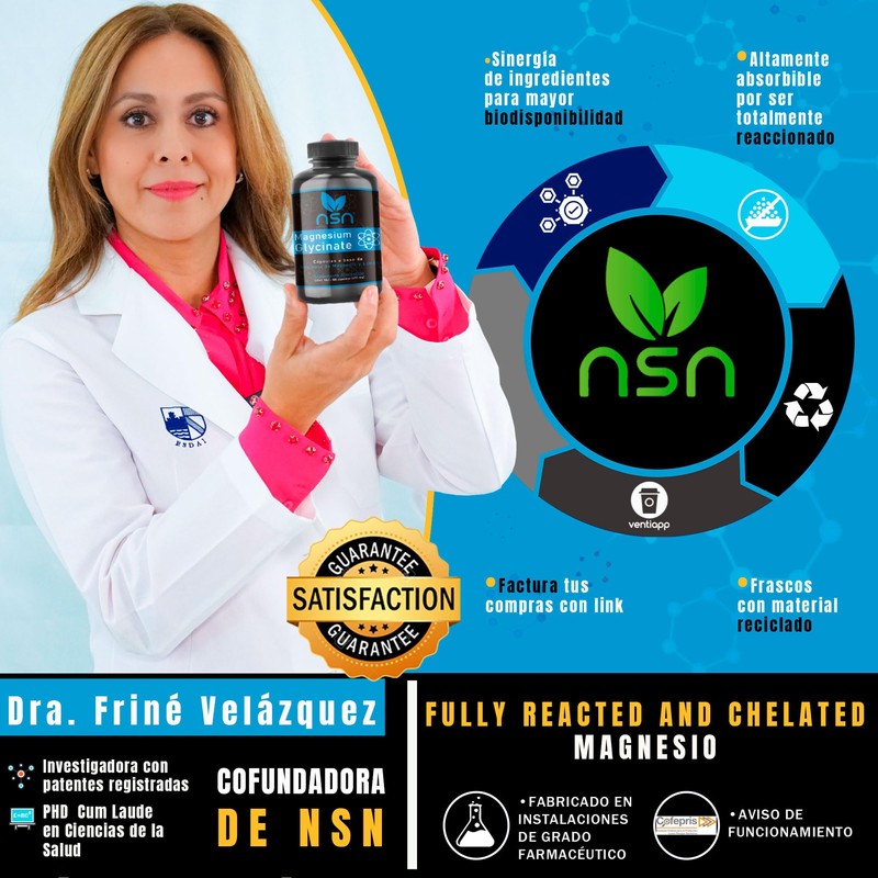 Glicinato de Magnesio Quelado | Con Pulpa de Limon |