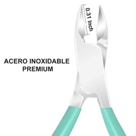 Triko Cortador y empujador de cuticula, pinzas para cortar cuticula, cuidado y belleza personal para manos y pies, Cortador y empujador de cutícula, Herramienta de Manicure y Pedicure (Azul)
