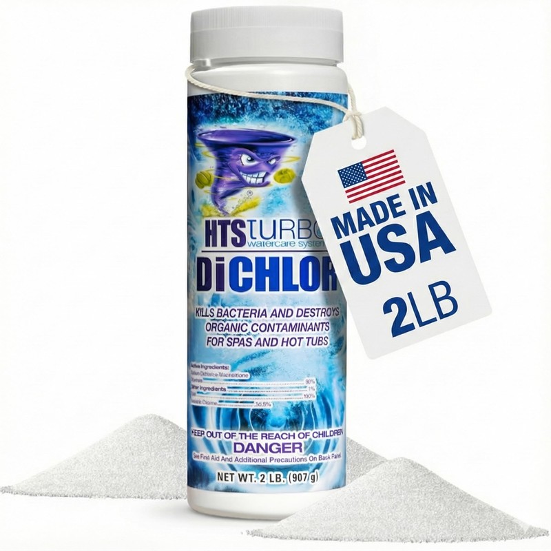 HTS Turbo Chlorine Granules for Hot Tubs and Spa -