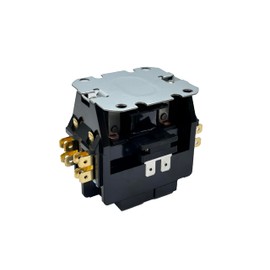2 Poles 24V Coil FLA 40 Amp Definite Purpose Contactor Air Conditioner Condenser Compressor Contactor