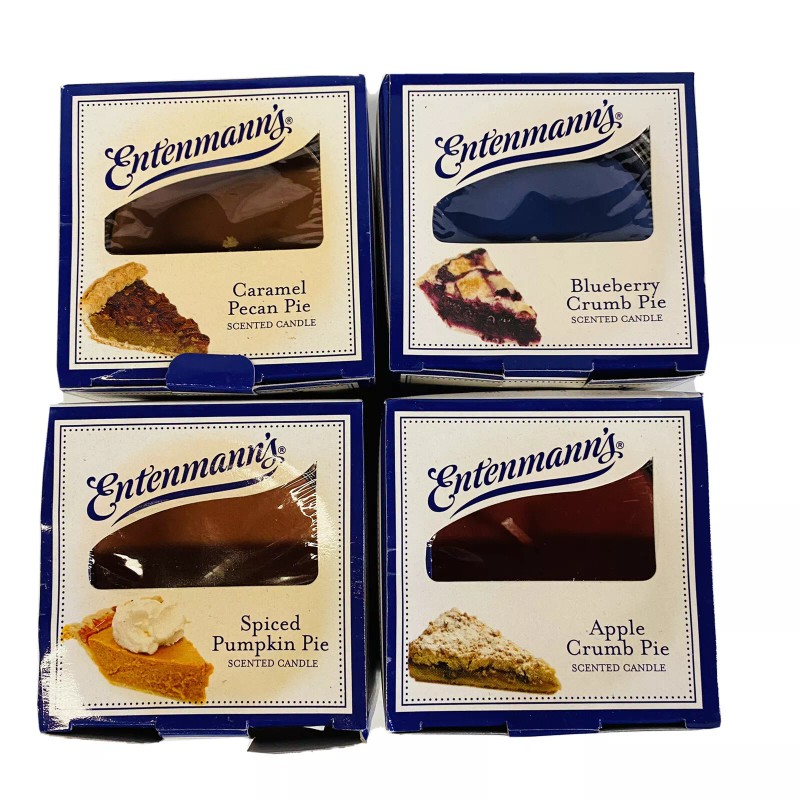 Entenmann's 4x Entenmann's Bakery 3oz Scented Candles Caramel Pecan Apple