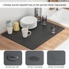 USHXVG 1 Dish Drying Mat, 1 Fiber Rag, Drying Mat