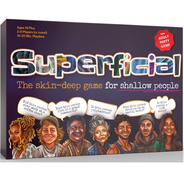 Inspiration Play Superficial Adult Party Game - The Skin-Deep Game
