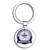 HJ Media President Day United States Star Metal Steel Keychain