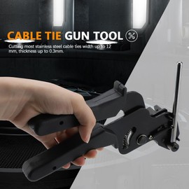 Cable Tie Pliers, Clamping Tool for Stainless Steel Cable Ties Pliers Tensioner Professional Tool