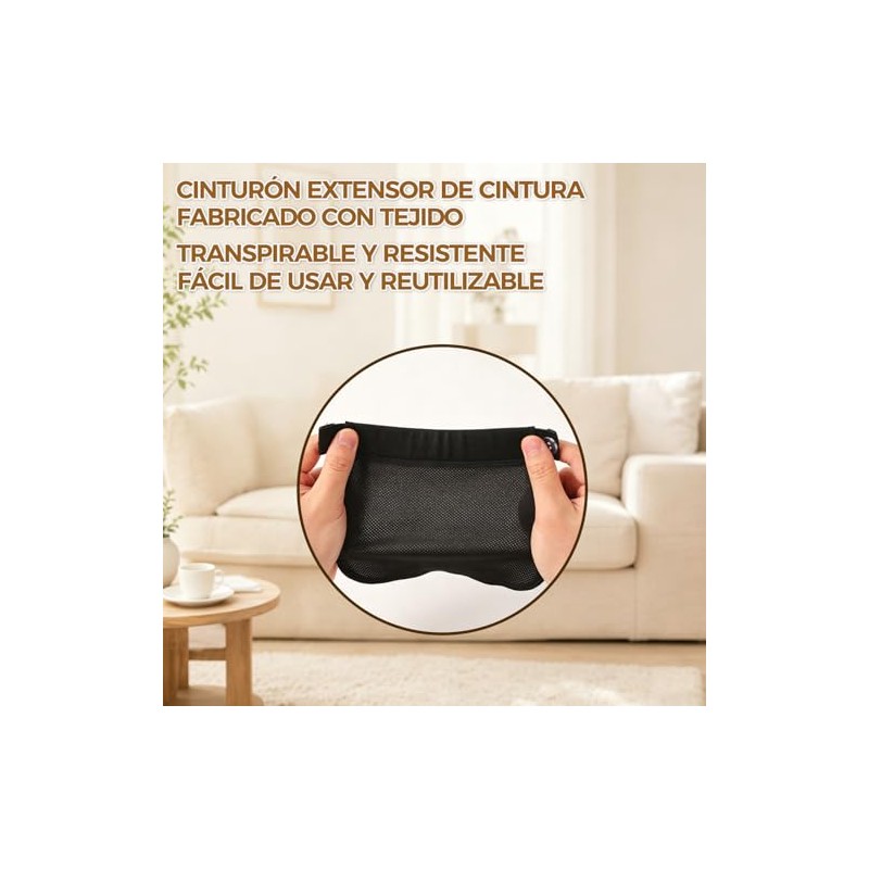 4PCS Extensor de Pretina para Embarazo, Extensor de Pretina Elástico