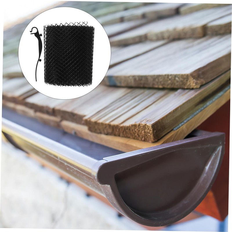 STOBAZA 1 roll Gutter Guard Mesh Debris Protection Netting with