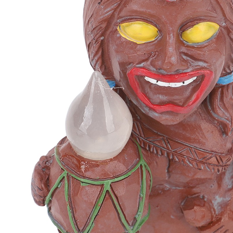 Mayan Smiling Face Totem Solar Light Creative Garden Solar Light