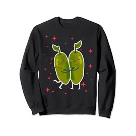 Cute Curuba Couple Hugging Curuba Fruits Sweatshirt