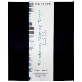 49 And Market Foundations Memory Keeper Quad Folio-Black