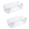 Kitchen Details 2 Pack Large Refrigerator Shelf, Stackable Kitchen Storage,